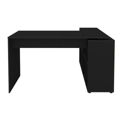 Imagem de Mesa de Escritório em L Nero Preta