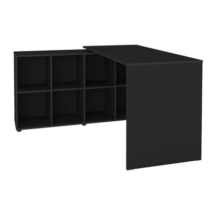 Imagem de Mesa de Escritório em L Nero Preta