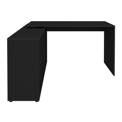 Imagem de Mesa de Escritório em L Nero Preta