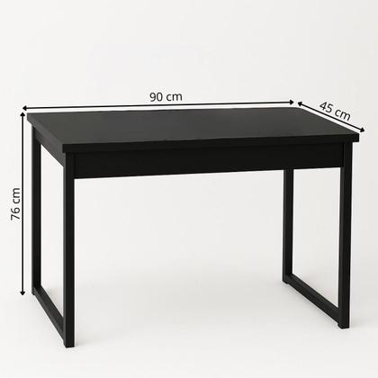 Imagem de Mesa De Escritório Estudos Notebook Computador Escrivaninha Industrial Home Office Quarto Sala