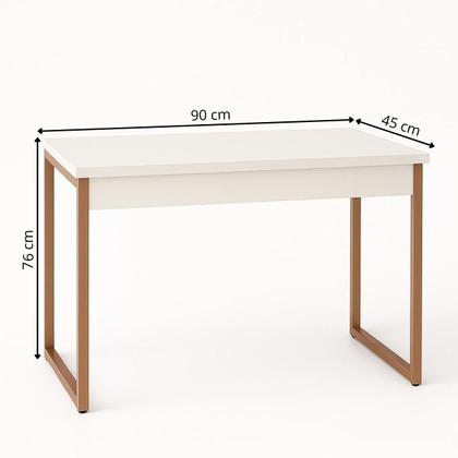 Imagem de Mesa De Escritório Estudos Notebook Computador Escrivaninha Industrial Home Office Quarto Sala