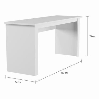 Mesa de Escritório Hill Branca - Mobly Imagem de Mesa de Escritório Hill Branca