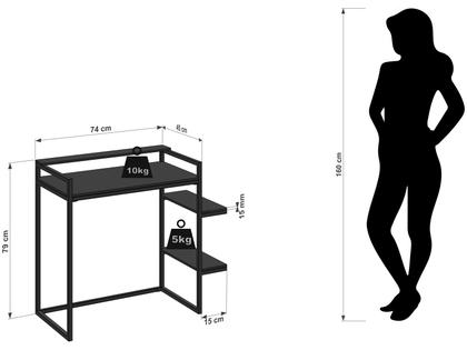 Imagem de Mesa de Escritório Indusat D7 Home Office