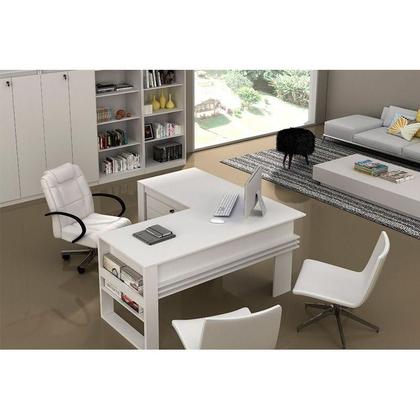 Imagem de Mesa de Escritório ME4145 Branco - Tecno Mobili