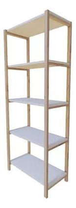 Imagem de Mesa De Estudo C/ Armário Modular Madeira Natural