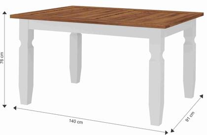 Imagem de Mesa de Jantar 1,40cm Com 6 Cadeiras