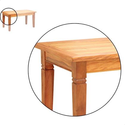 Imagem de Mesa de Jantar 1,6 M Madeira Maciça Natural