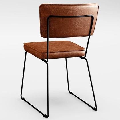 Imagem de Mesa De Jantar 160cm Off White Nature Com 6 Cadeiras Camel