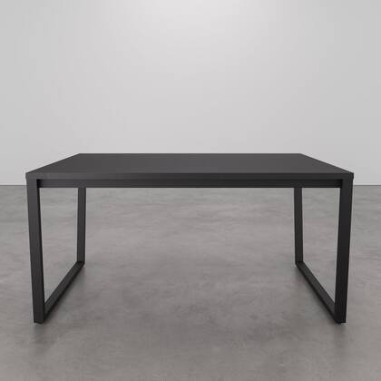 Imagem de Mesa de Jantar 180x90cm Estilo Industrial Concept CabeCasa MadeiraOriginals Preto