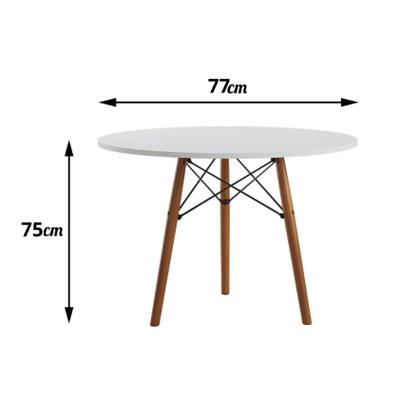 Imagem de Mesa de Jantar  3 Pés Eames Eiffel 77cm Entrega Rápida Full