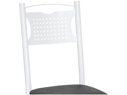 Imagem de Mesa de Jantar 4 Cadeiras Retangular Aço Tampo Granito Poeme Ciplafe