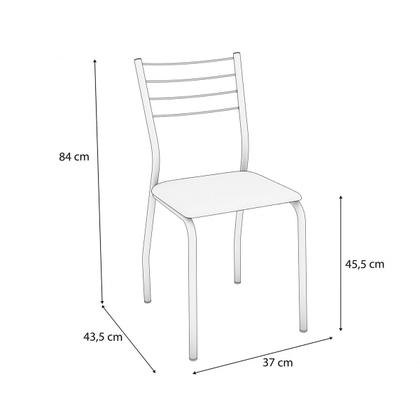 Imagem de Mesa de Jantar 4 Lugares Amaryllis Canela/Preto - Kappesberg