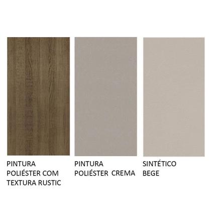 Imagem de Mesa de Jantar 4 Lugares Tampo de Madeira Talita Madesa