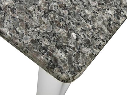 Imagem de Mesa de Jantar 6 Cadeiras Retangular Aço Tampo Granito Poeme Ciplafe