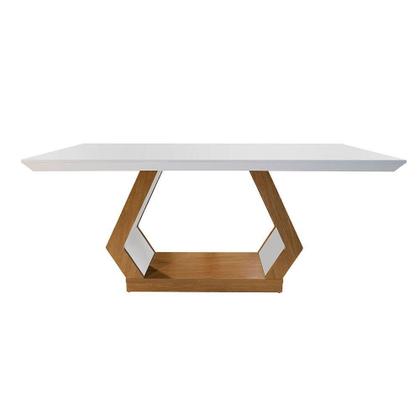 Mesa De Jantar 6 Cadeiras Retangular Alvorada Londrina Linho - RUFATO Imagem de Mesa De Jantar 6 Cadeiras Retangular Alvorada Londrina Linho