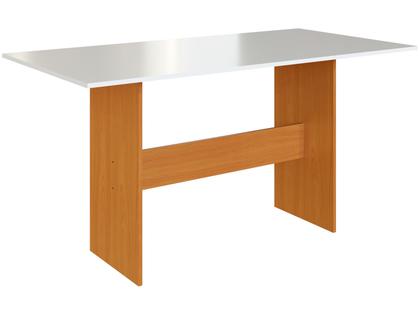 Imagem de Mesa de Jantar 6 Cadeiras Retangular Freijo e Off White Indekes Luiza