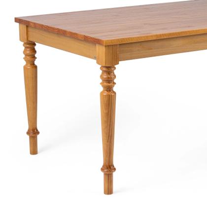 Imagem de Mesa de Jantar 6 Lugares Madeira Maciça 160cm Amarílis Artemobili