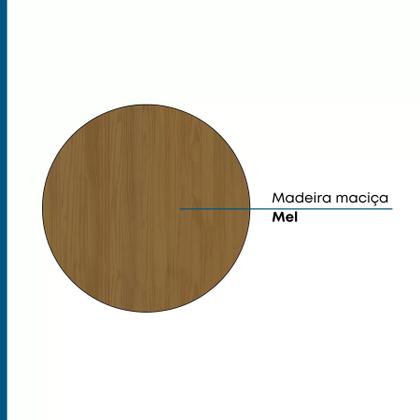 Imagem de Mesa de Jantar 6 Lugares Madeira Maciça 160cm Amarílis Artemobili