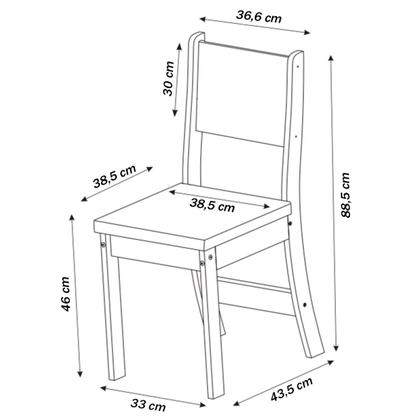 Imagem de Mesa de Jantar 8 Lugares Alexa Mel/Veludo Barroco - Pnr Móveis