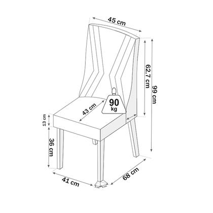 Imagem de Mesa de Jantar 8 Lugares Glamuor com Vidro Mel/Off White/Bronze - Pnr Móveis