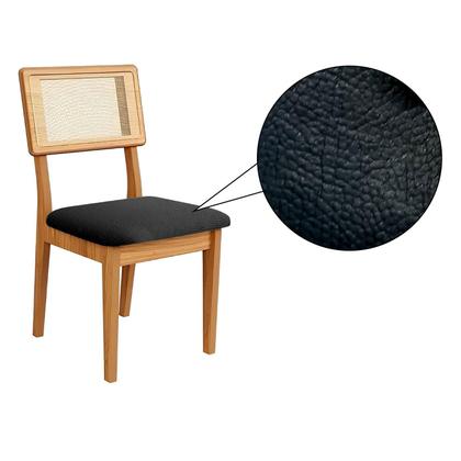 Imagem de Mesa de Jantar Base Ripada 105cm com 4 Cadeiras 100% MDF