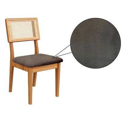 Imagem de Mesa de Jantar Base Ripada 105cm com 4 Cadeiras 100% MDF