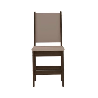 Imagem de Mesa de Jantar Bellagio Retangular 108cm Com 4 Cadeiras Clara Poliman Móveis