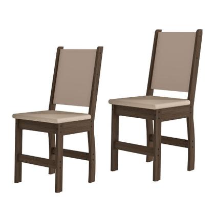 Imagem de Mesa de Jantar Bellagio Retangular 108cm Com 4 Cadeiras Clara Poliman Móveis