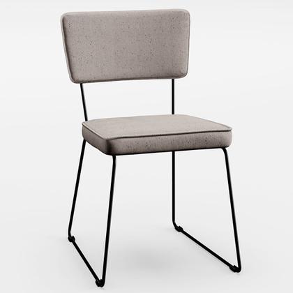 Imagem de Mesa De Jantar Capri 160cm Off White Nature Com 6 Cadeiras Allana B05 Linho Bege - Lyam Decor