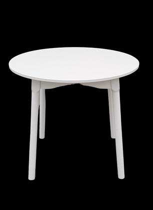 Imagem de Mesa De Jantar Colonial Brisa Rústica 90cm Redonda em Madeira e Tampo em MDF com Revestimento BP