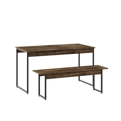 Imagem de Mesa de Jantar com 1 Banco Estilo Industrial TUB