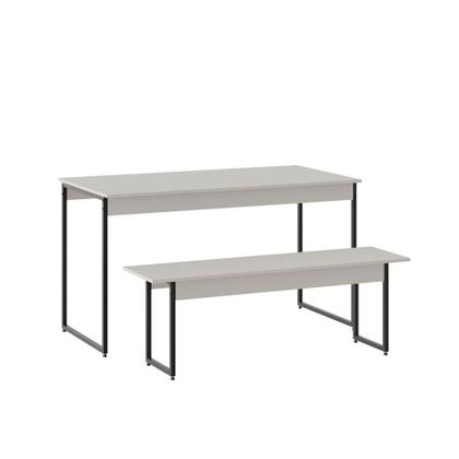 Imagem de Mesa de Jantar com 1 Banco Estilo Industrial TUB