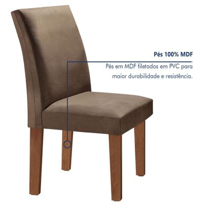 Imagem de Mesa de Jantar com 4 Cadeiras Tampo Mdf Espanha Yescasa