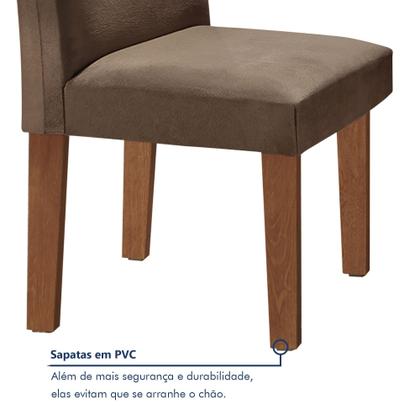 Imagem de Mesa de Jantar com 4 Cadeiras Tampo Mdf Espanha Yescasa