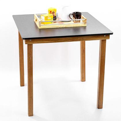 Imagem de Mesa de Jantar Cozinha Quadrada Madeira Moderna 4 Lugares 80cm