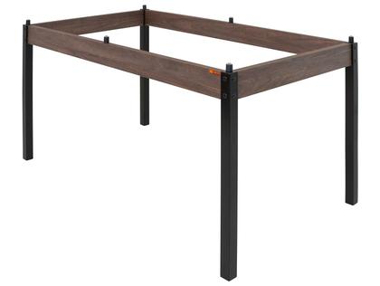 Imagem de Mesa de Jantar de Aço com Madeira e Tampo de Vidro 6 Cadeiras Retangular Ciplafe Panamá