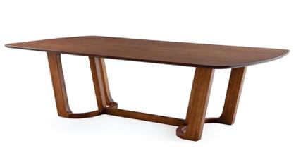 Imagem de Mesa de Jantar de Madeira Maciça Tampo Laminado com Carvalho Americano Gemini (Apenas a Mesa)