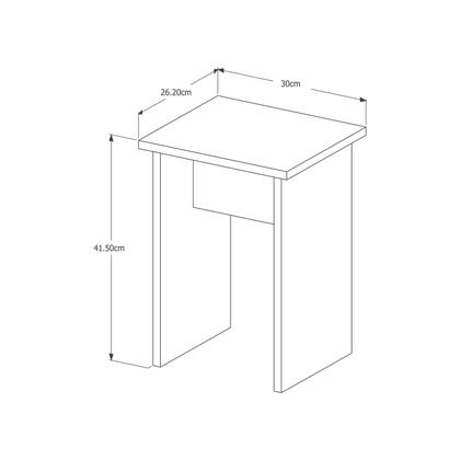 Imagem de Mesa de jantar dobrável com bancos MDF- Vira aparador Jade