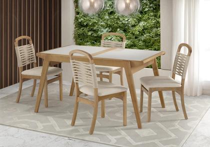 Imagem de Mesa de jantar Elástica Embaú 4 a 6 lugares