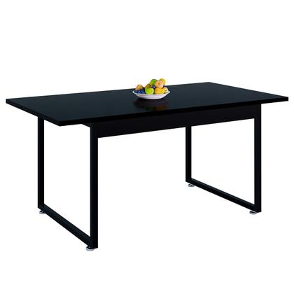 Imagem de Mesa De Jantar Estilo Industrial Luxo Pés de Ferro Tampo 160x80cm Para Sala E Cozinha Área Gourmet