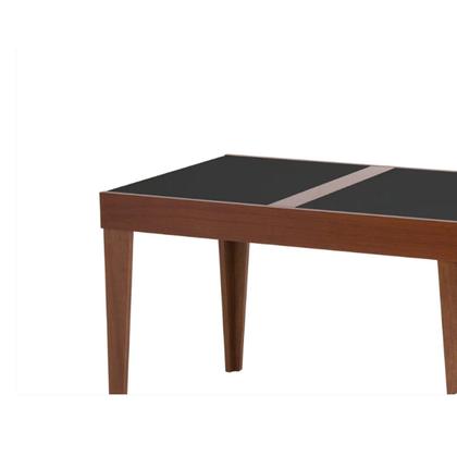 Imagem de Mesa de Jantar Extensível 120x80cm Tampo de Vidro Paris