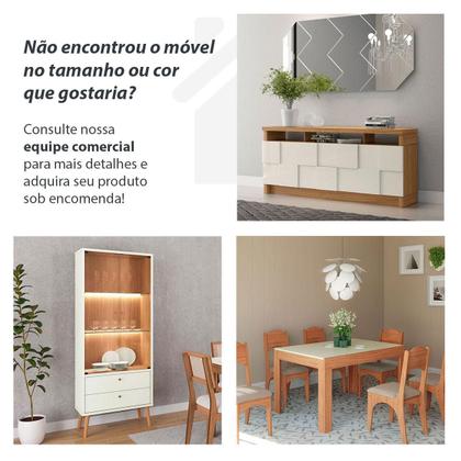 Imagem de Mesa de Jantar Extensível de 122 cm a 159 cm Dalla Costa MDF