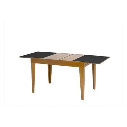 Imagem de Mesa de Jantar Extensível Tampo de Vidro 120x80cm Paris