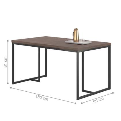 Imagem de Mesa de Jantar Industrial 1.80 Inglaterra Freijo