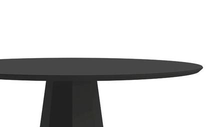 Imagem de Mesa de Jantar Isis 1350X1350 Preto - New Ceval