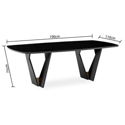 Imagem de Mesa de Jantar Lavanda 190x110cm Herval