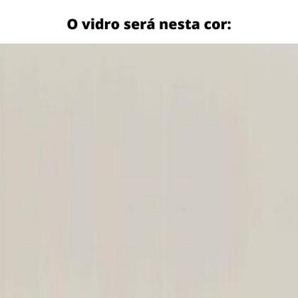 Imagem de Mesa de Jantar MH-5346 Herval Retangular 220 cm Madeira Laca Preta Vidro Off White