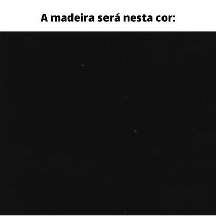 Imagem de Mesa de Jantar MH-5346 Herval Retangular 220 cm Madeira Laca Preta Vidro Off White