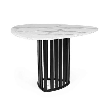 Imagem de Mesa de Jantar Orgânica 4 Lugares 120x118cm  Design Exclusivo e Elegância Contemporânea
