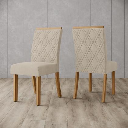 Imagem de Mesa de Jantar Orus 120 4 Cad. Vita Linho - Henn